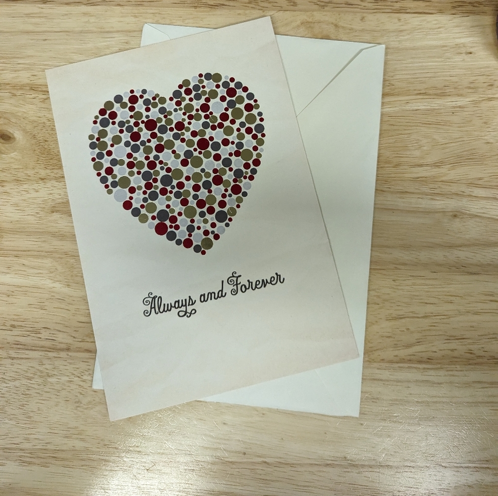 Greeting card love anniversary Valentine's Day